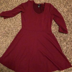 Maroon Dress